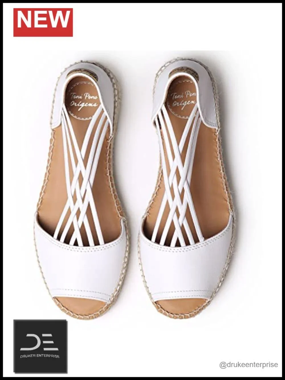 Espadrille Wedge Sandals Leather Bungee Lace Round Toe